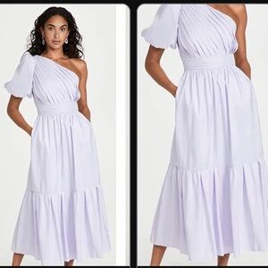 Self Portrait lilac one shoulder dress